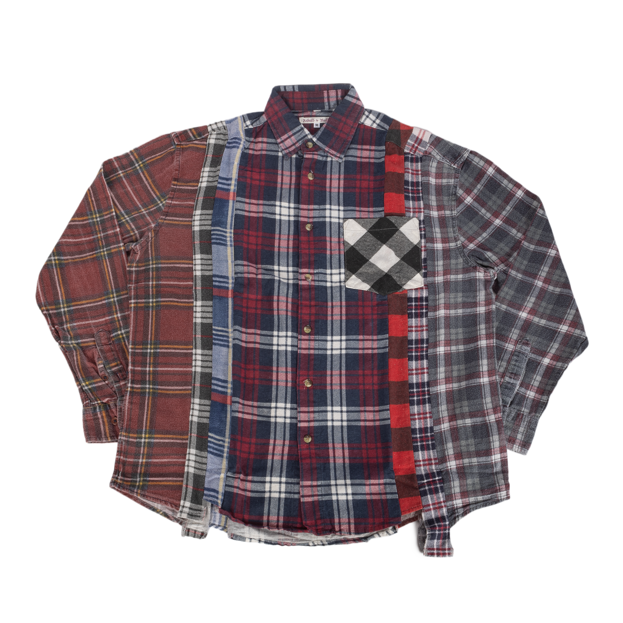 Needles Flannel Shirt 7 Cuts Shirt #SX480 Medium