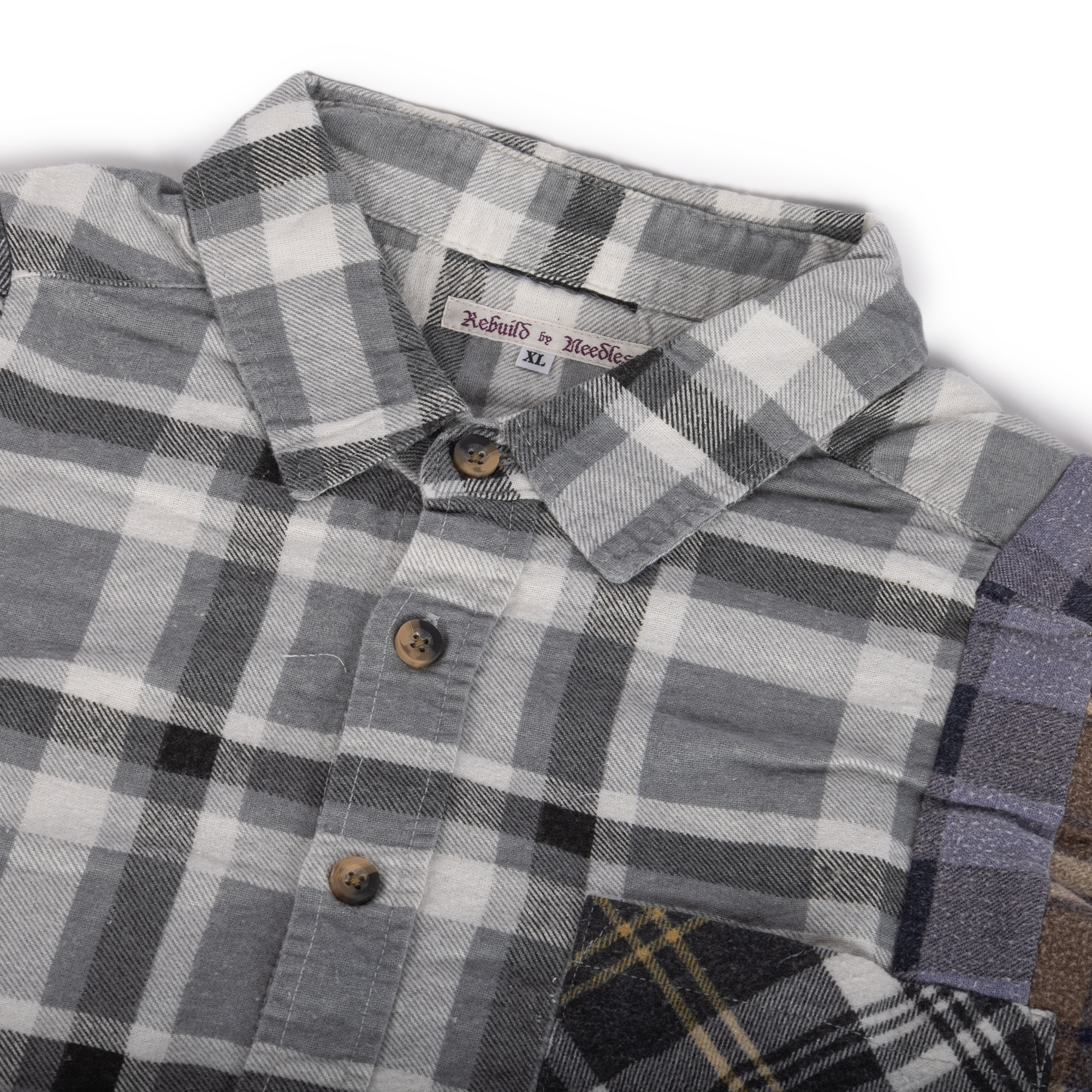 Needles Flannel Shirt 7 Cuts Shirt #SX480 X-Large