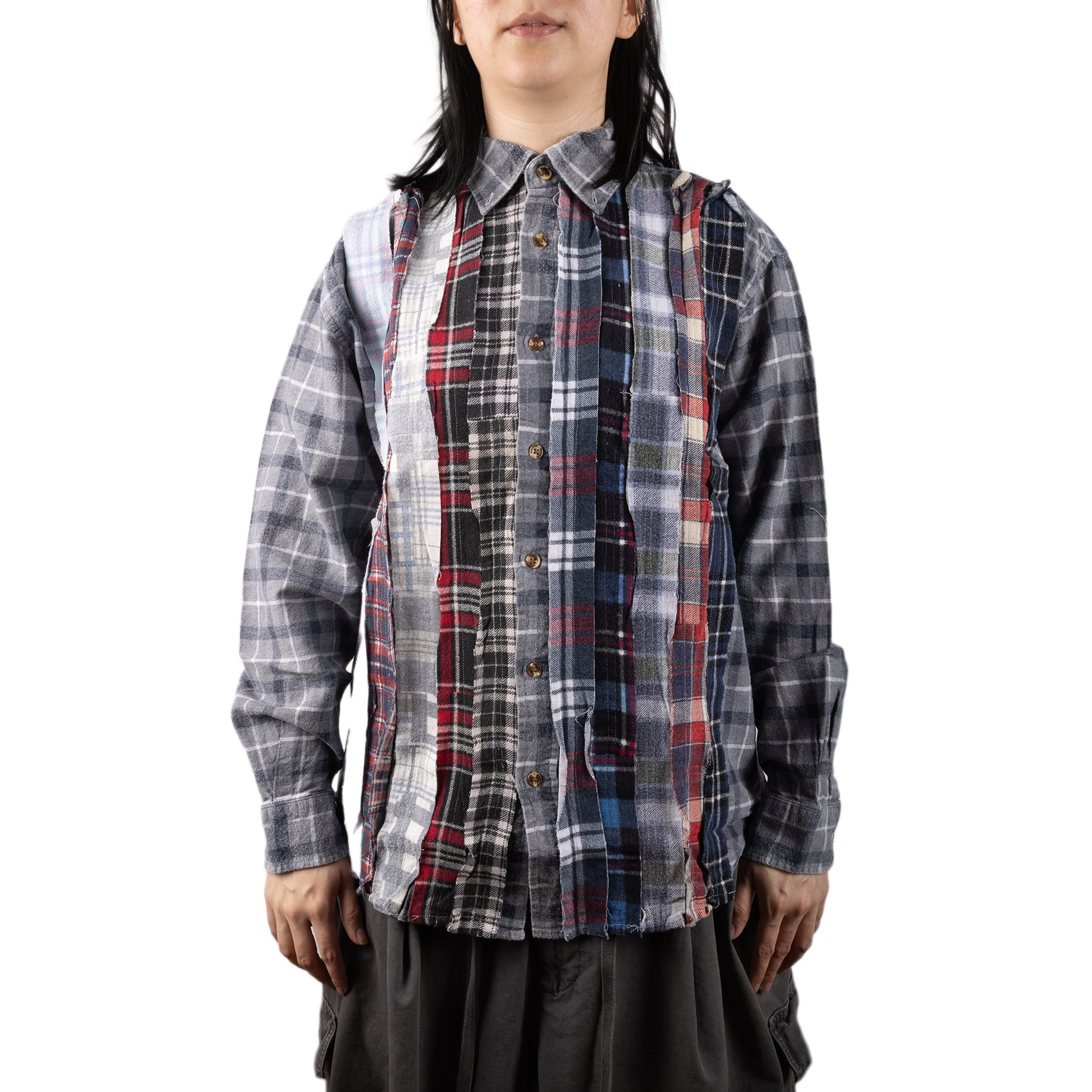 Needles Flannel Shirt Ribbon Shirt #3 Small