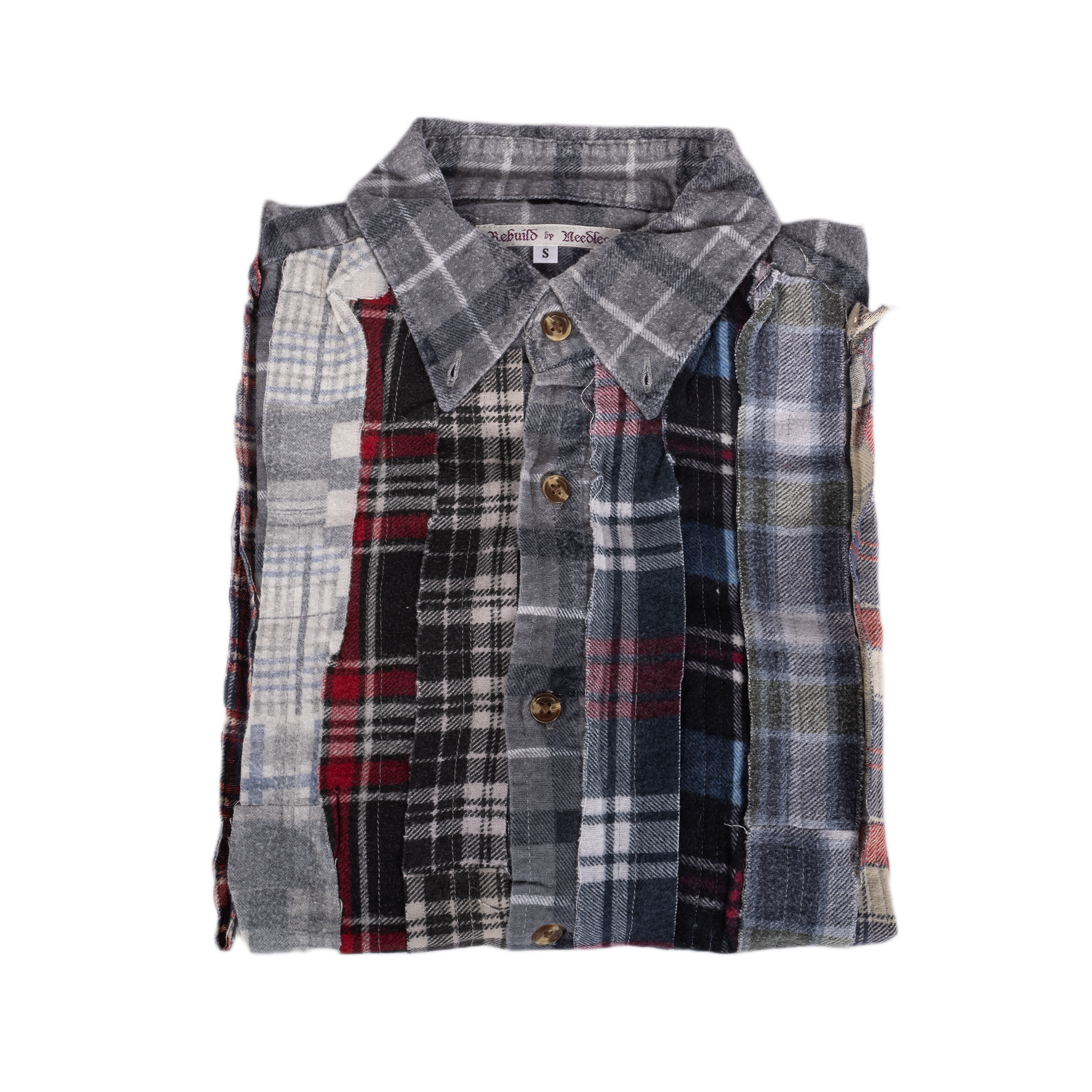 Needles Flannel Shirt Ribbon Shirt #3 Small