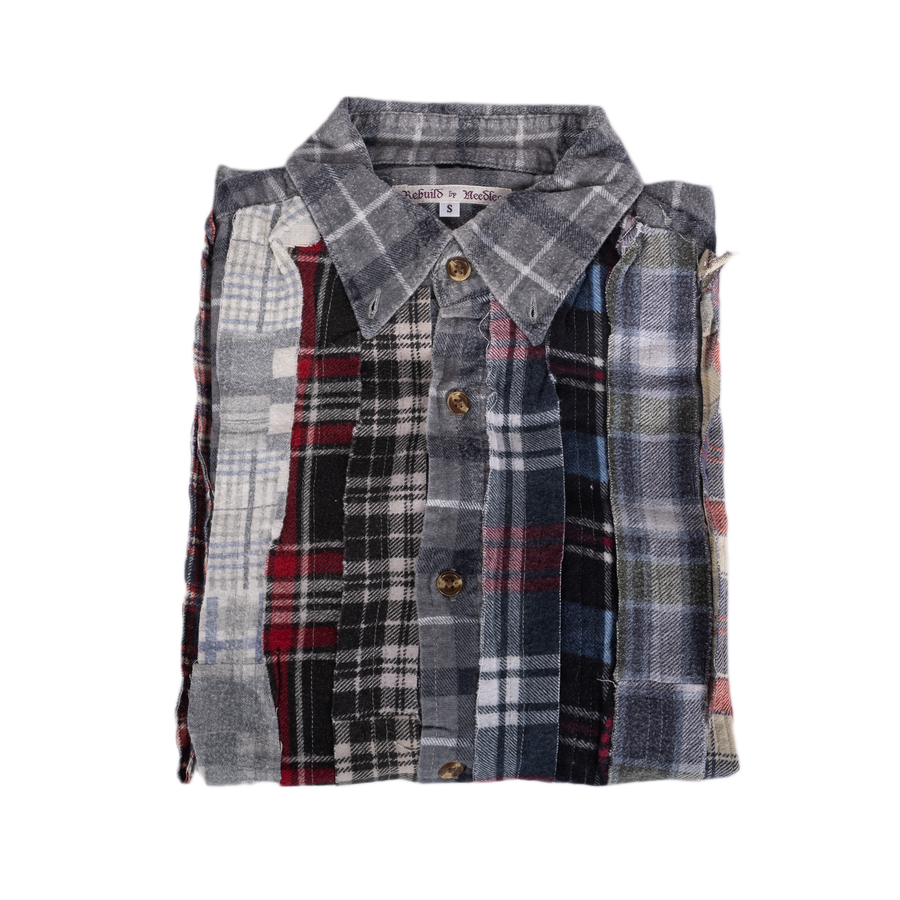 Needles Flannel Shirt Ribbon Shirt #3 Small