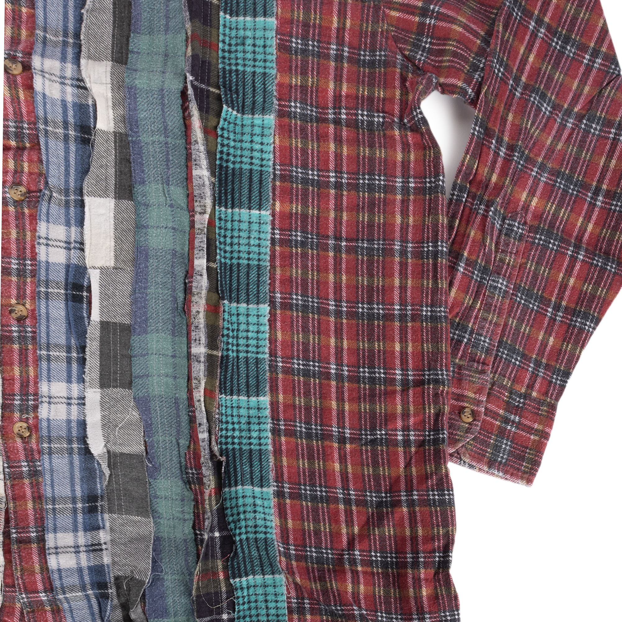 Needles Flannel Shirt Ribbon Shirt #SX482 Large