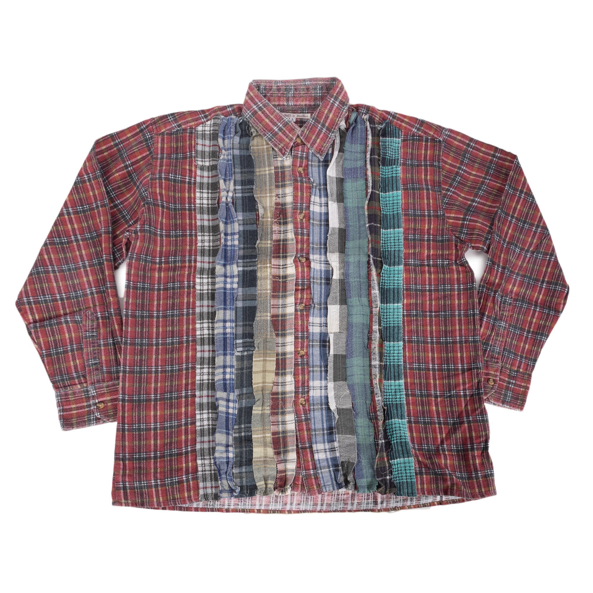 Needles Flannel Shirt Ribbon Shirt #SX482 Large