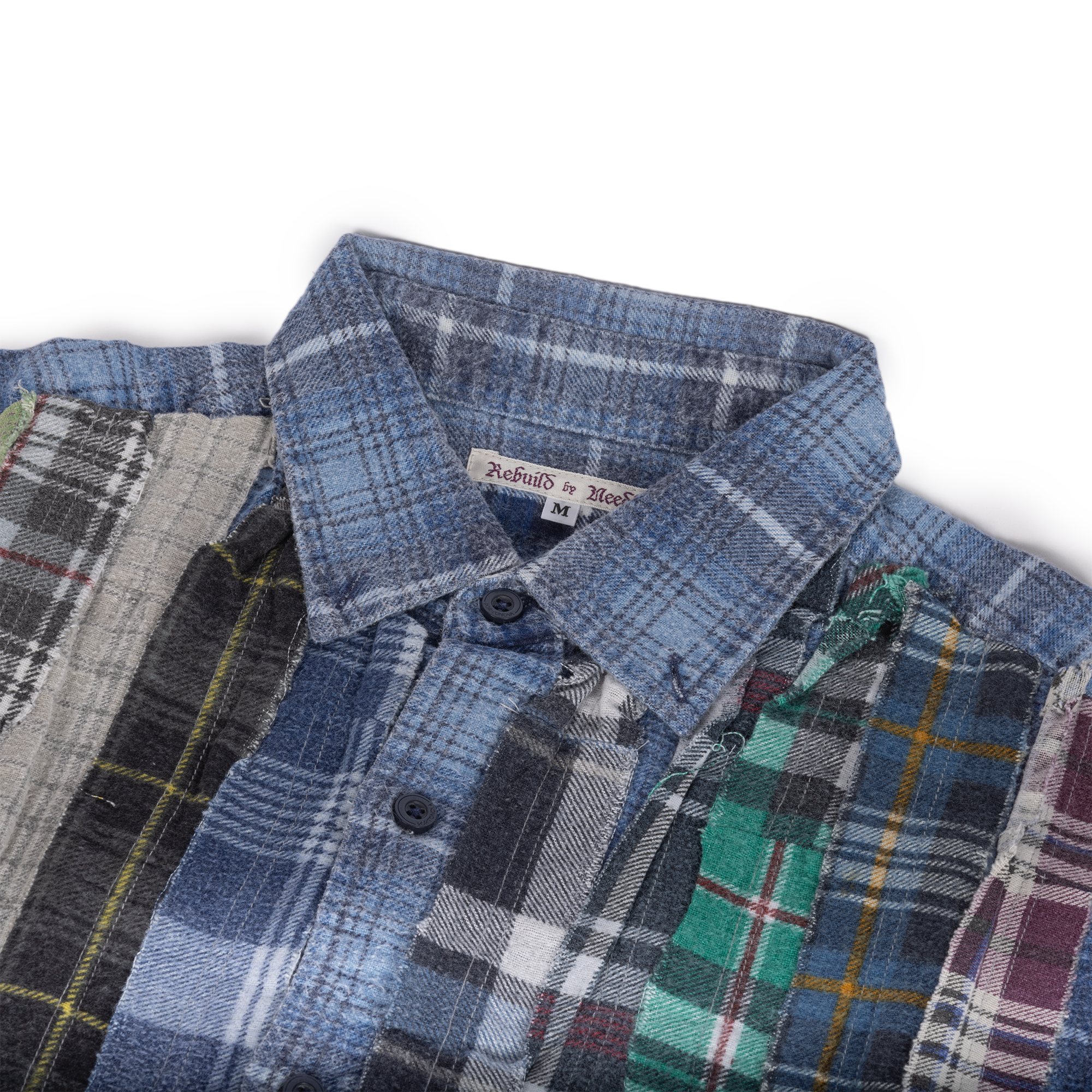 Needles Flannel Shirt Ribbon Shirt #SX482 Medium