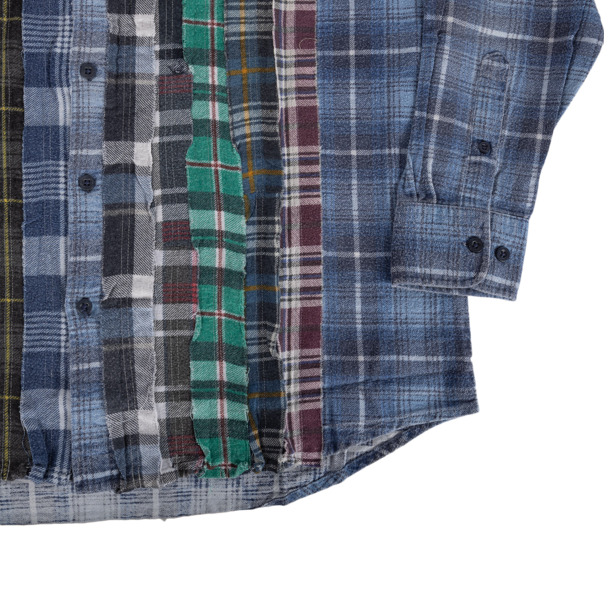 Needles Flannel Shirt Ribbon Shirt #SX482 Medium