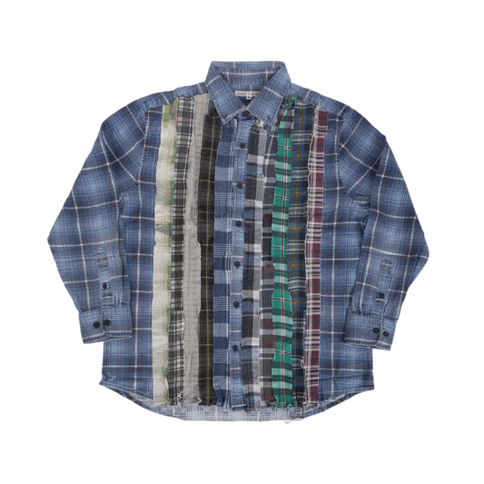 Needles Flannel Shirt Ribbon Shirt #SX482 Medium