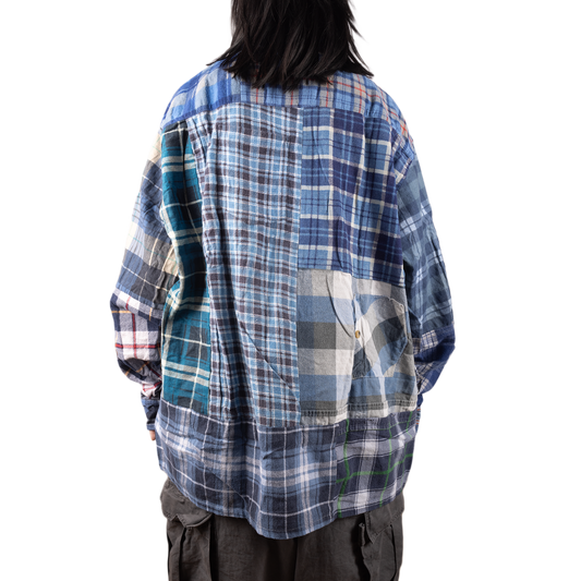 Needles Flannel Shirt Straight Hem Shirt #1-D X-Large
