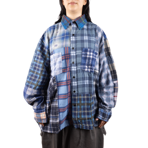 Needles Flannel Shirt Straight Hem Shirt #1-D X-Large