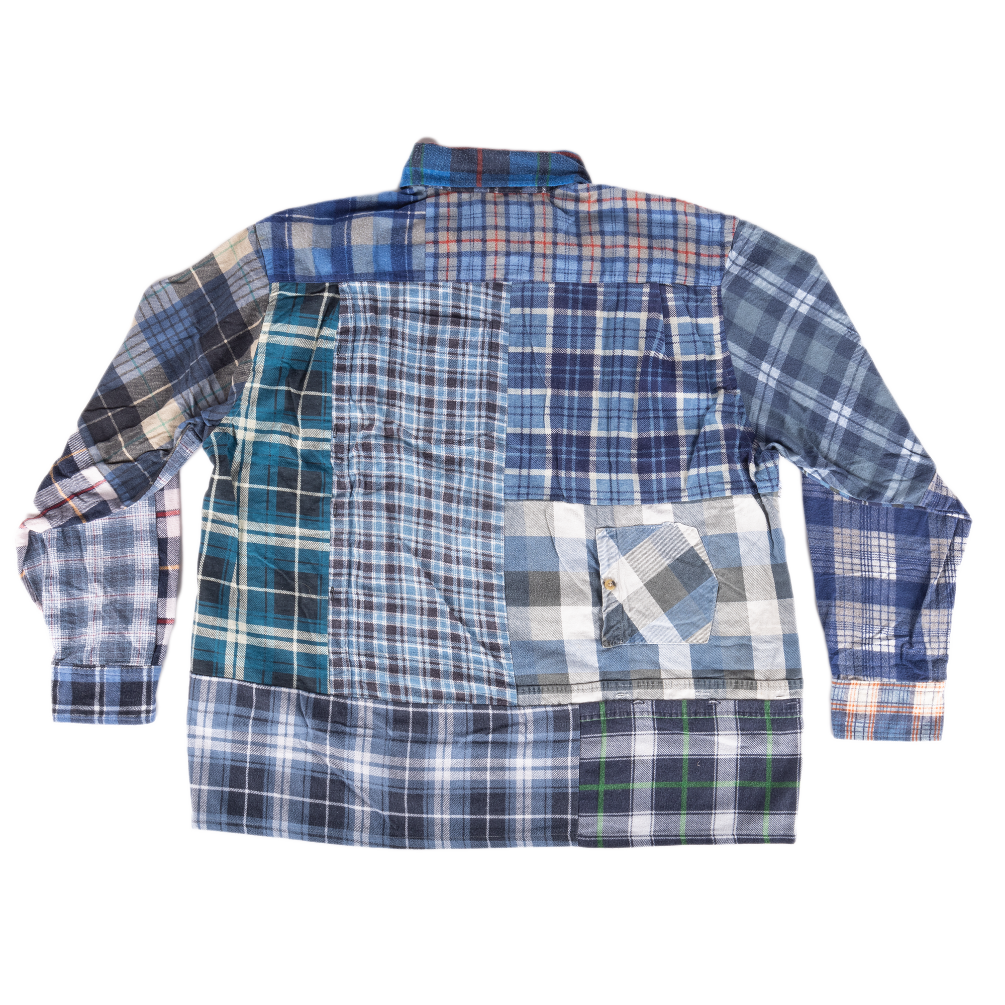 Needles Flannel Shirt Straight Hem Shirt #1-D X-Large