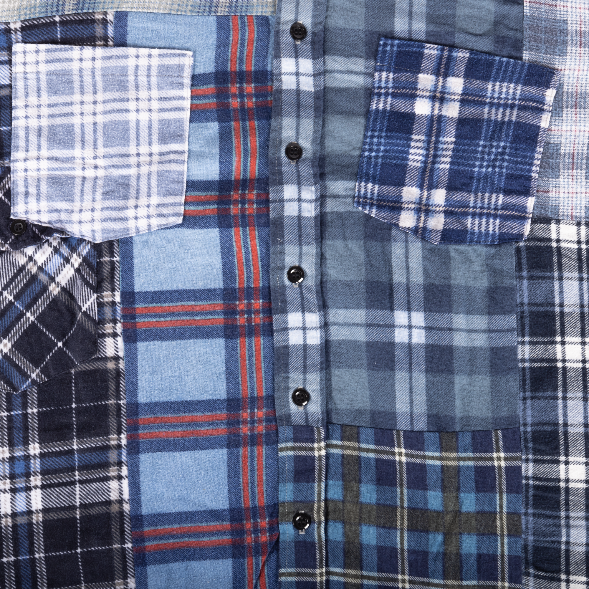 Needles Flannel Shirt Straight Hem Shirt #1-D X-Large