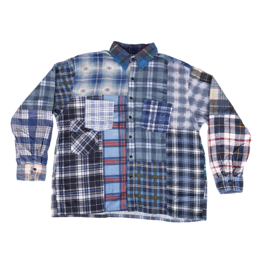 Needles Flannel Shirt Straight Hem Shirt #1-D X-Large