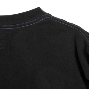 Needles Long Sleeve Pocket T-Shirt Cotton Jersey Black