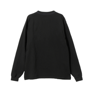 Needles Long Sleeve Pocket T-Shirt Cotton Jersey Black