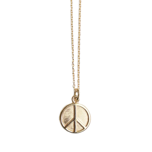 Needles Pendant Gold Plate Peace