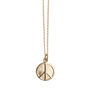 Needles Pendant Gold Plate Peace