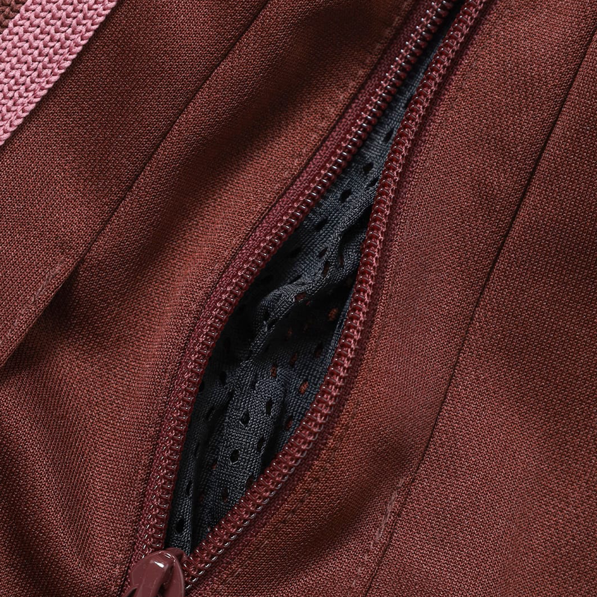 Needles Pleated Track Skirt Poly Smooth Brown