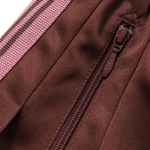 Needles Pleated Track Skirt Poly Smooth Brown