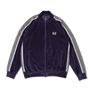 Needles Rib Collar Track Jacket C/PE Velour Navy