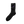 Needles Rib Socks Merino Wool Black