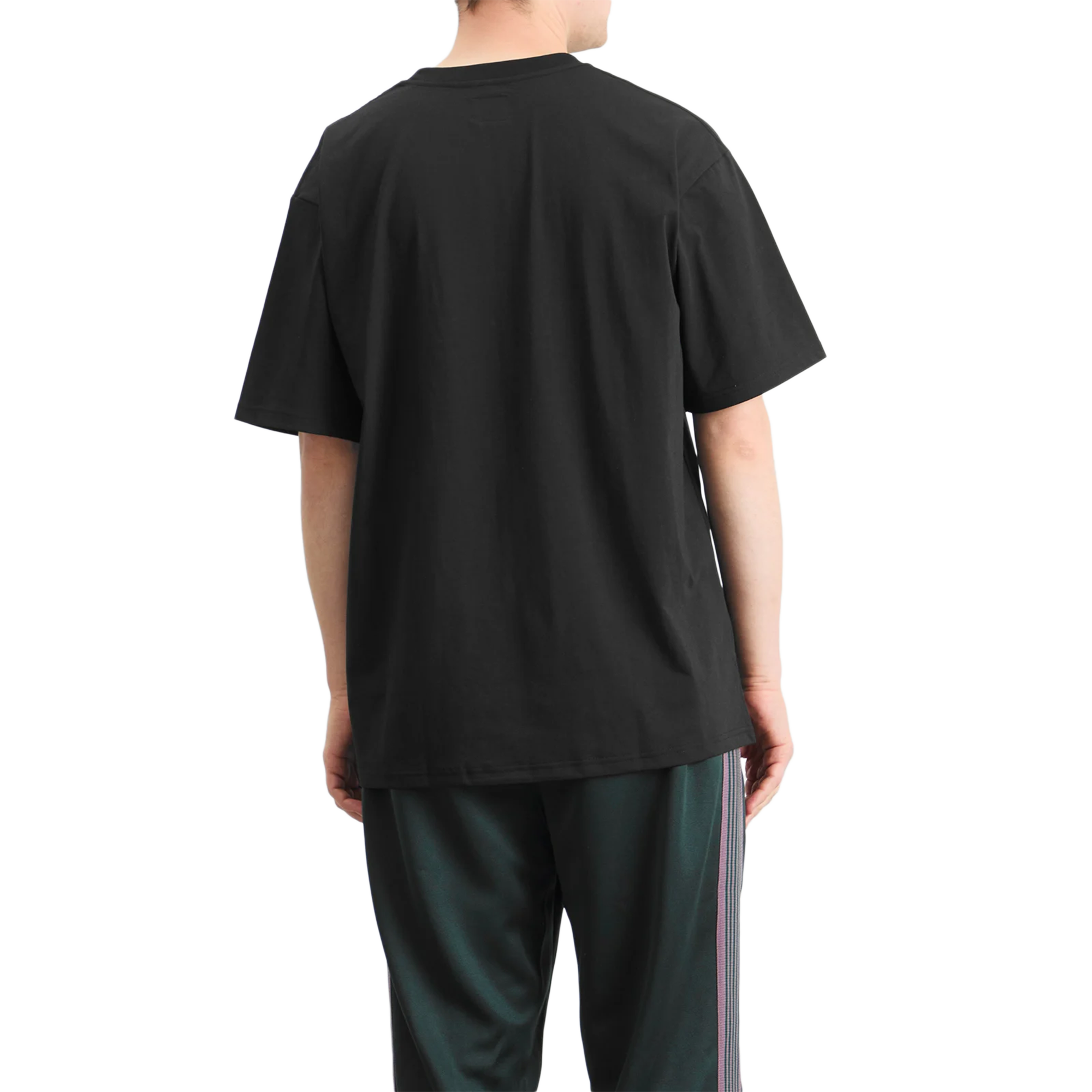 Needles Short Sleeve Crew Neck Tee Poly Jersey Black
