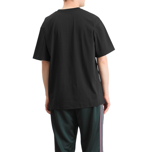 Needles Short Sleeve Crew Neck Tee Poly Jersey Black