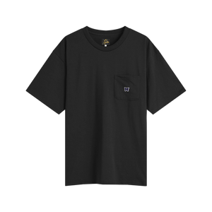 Needles Short Sleeve Crew Neck Tee Poly Jersey Black