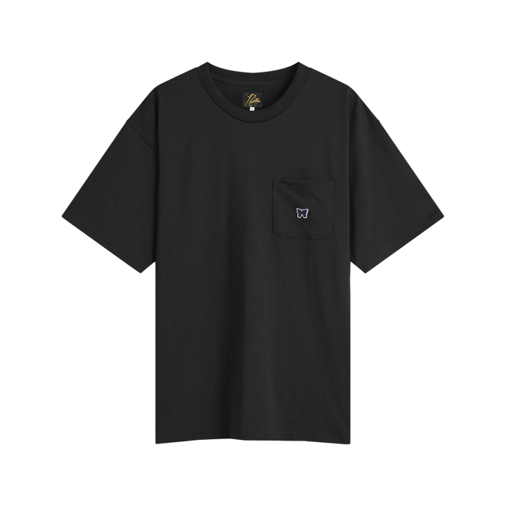 Needles Short Sleeve Crew Neck Tee Poly Jersey Black