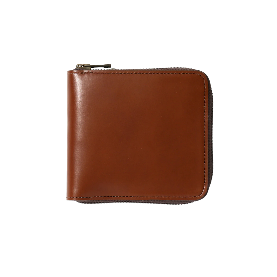Needles Single Wallet Steer Leather Brown