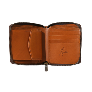 Needles Single Wallet Steer Leather Brown