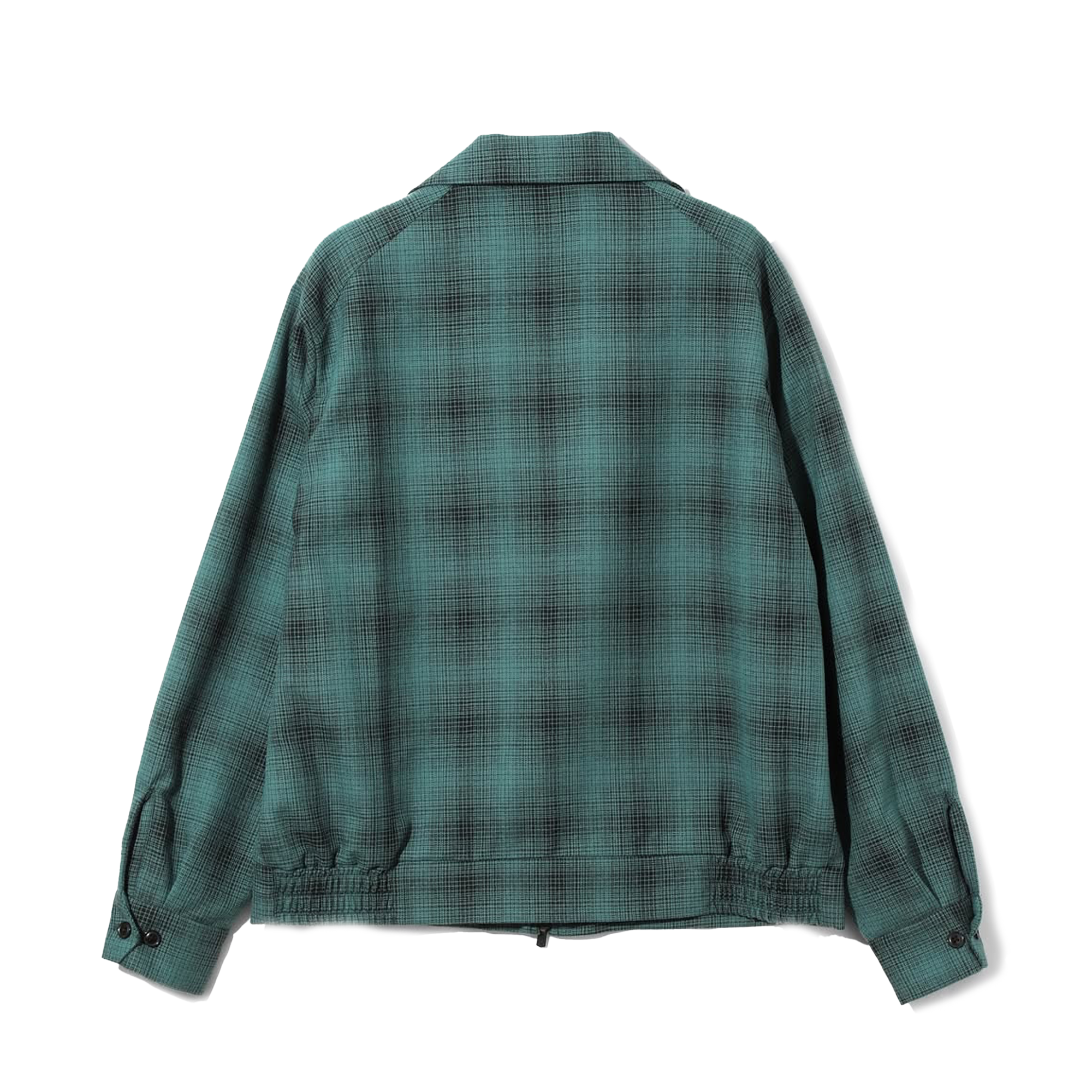 Needles Sport Jacket Wool Shadow Plaid Blue