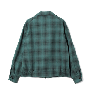 Needles Sport Jacket Wool Shadow Plaid Blue