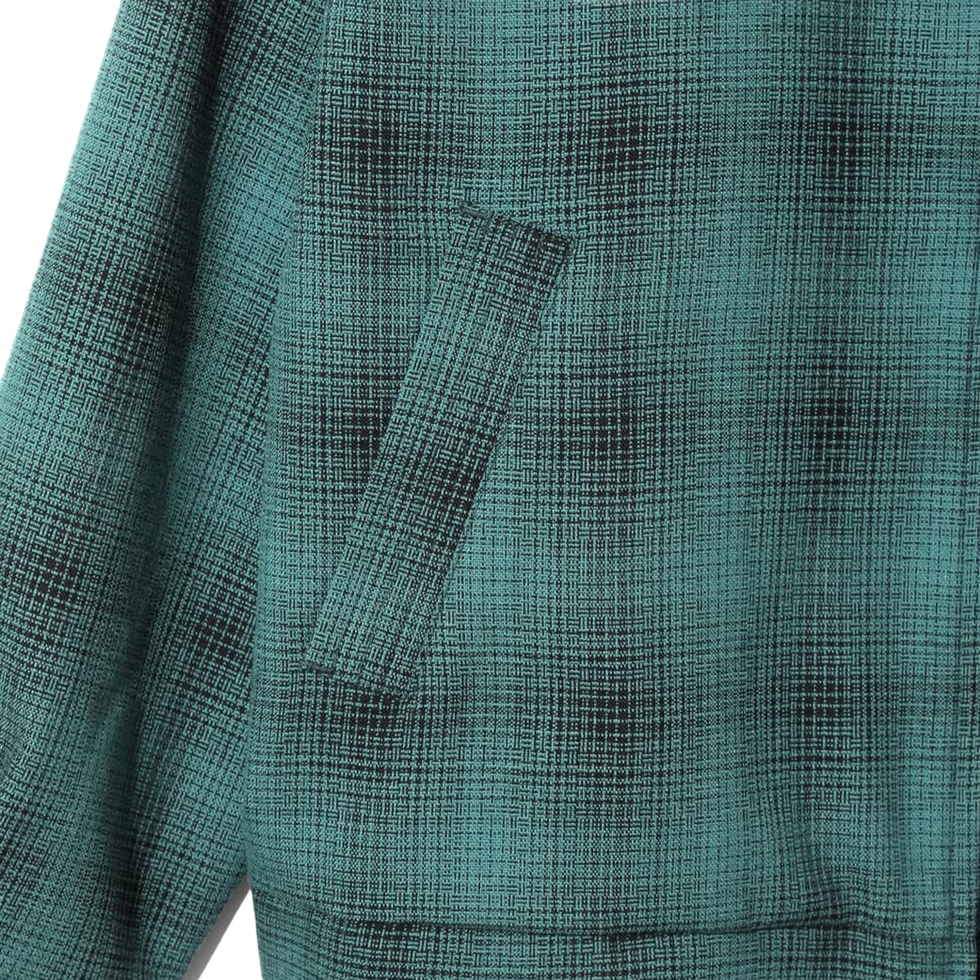 Needles Sport Jacket Wool Shadow Plaid Blue