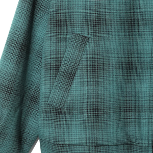 Needles Sport Jacket Wool Shadow Plaid Blue