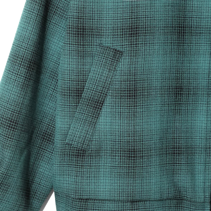 Needles Sport Jacket Wool Shadow Plaid Blue