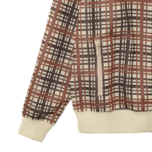 Needles Track Jacket Poly Jacquard Plaid