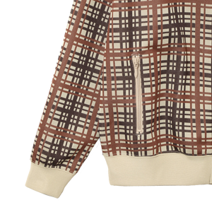 Needles Track Jacket Poly Jacquard Plaid