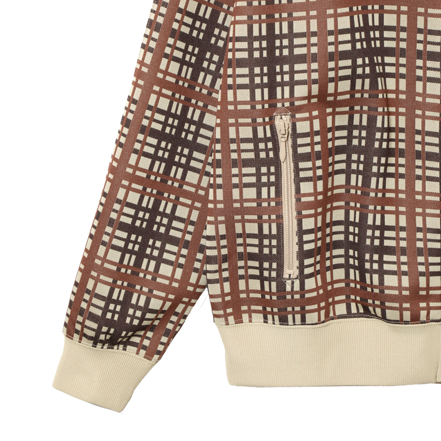 Needles Track Jacket Poly Jacquard Plaid