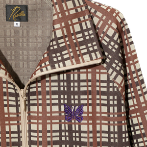 Needles Track Jacket Poly Jacquard Plaid