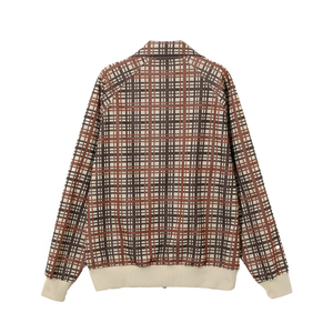 Needles Track Jacket Poly Jacquard Plaid