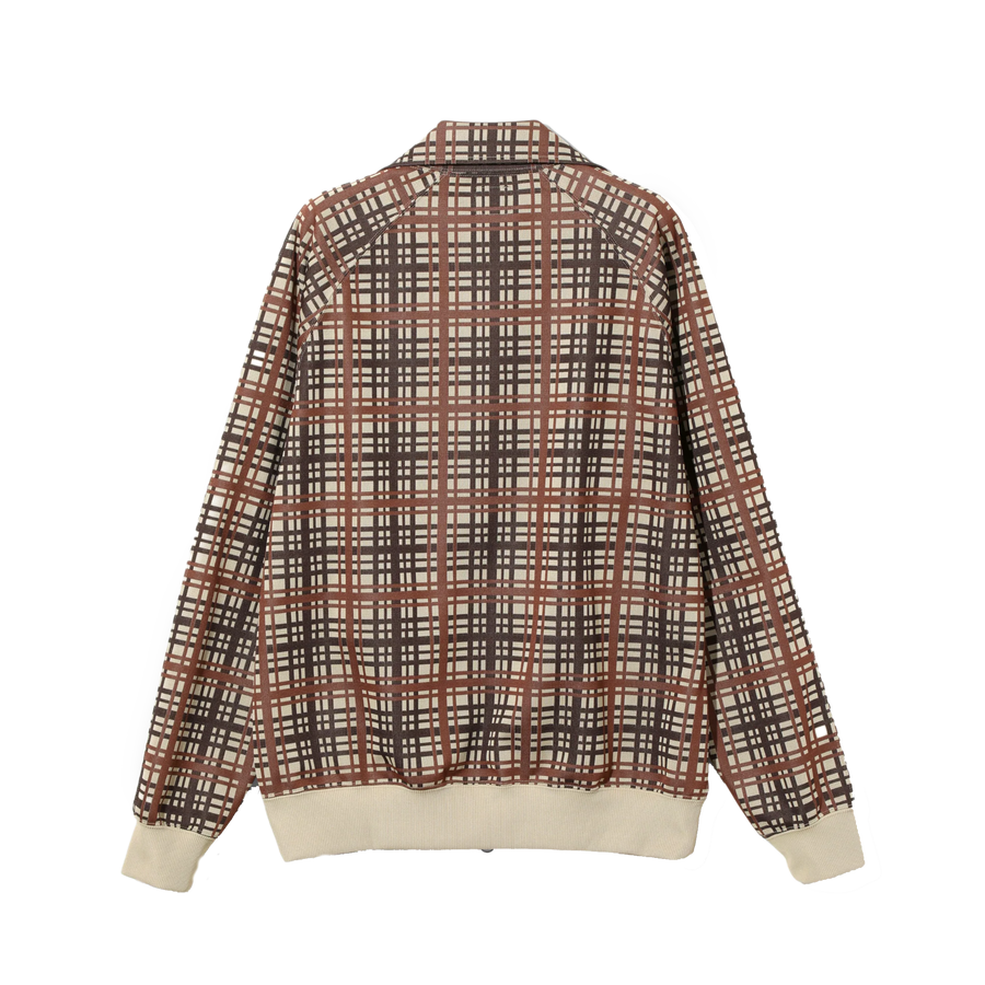 Needles Track Jacket Poly Jacquard Plaid