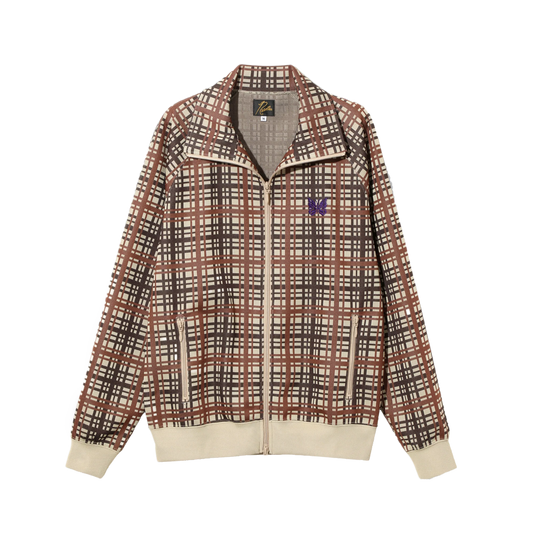Needles Track Jacket Poly Jacquard Plaid
