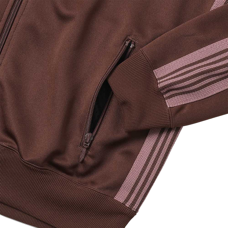 Needles Track Jacket Poly Smooth Brown