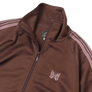 Needles Track Jacket Poly Smooth Brown