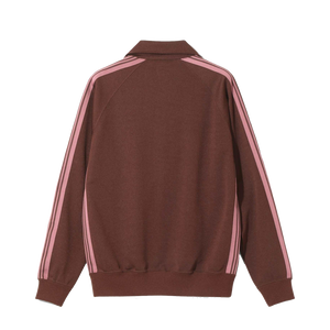 Needles Track Jacket Poly Smooth Brown