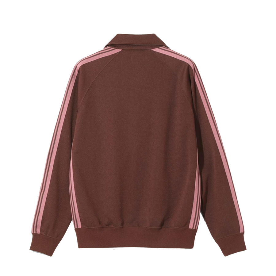 Needles Track Jacket Poly Smooth Brown