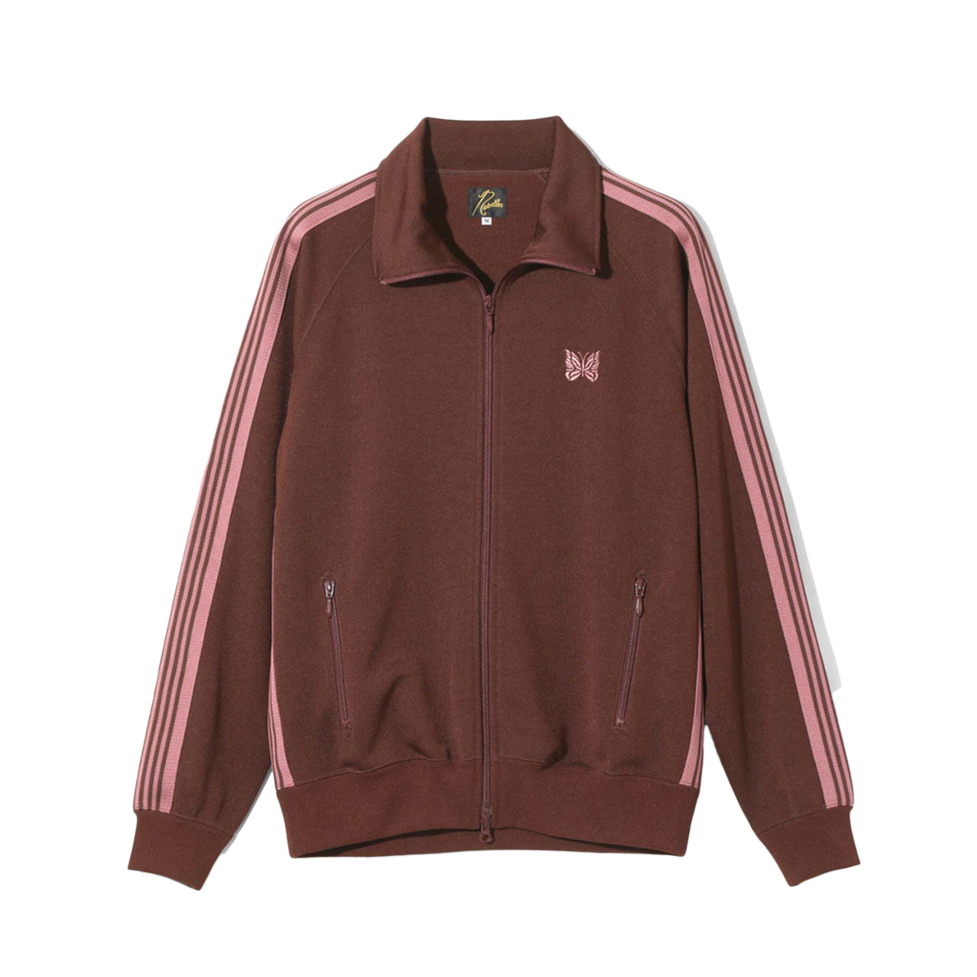 Needles Track Jacket Poly Smooth Brown