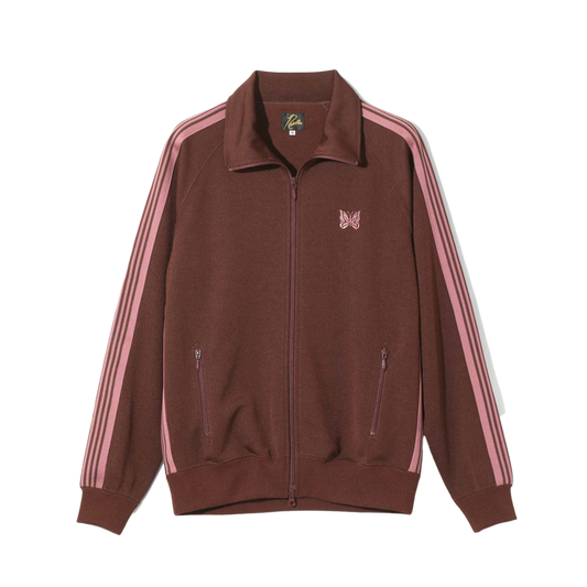 Needles Track Jacket Poly Smooth Brown