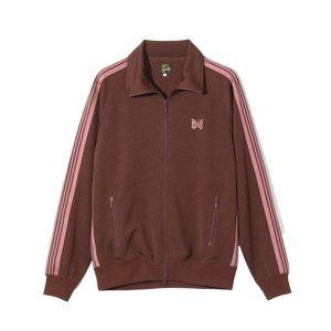 Needles Track Jacket Poly Smooth Brown