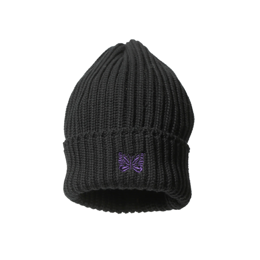 Needles Watch Cap Merino Wool Black