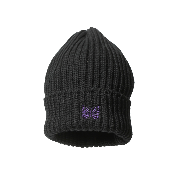 Needles Watch Cap Merino Wool Black